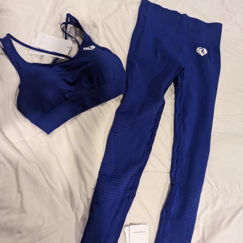 Women's Best Workout Set Royal Blue